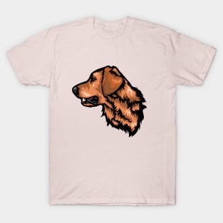 Golden Retriever Portrait Drawing T-Shirt